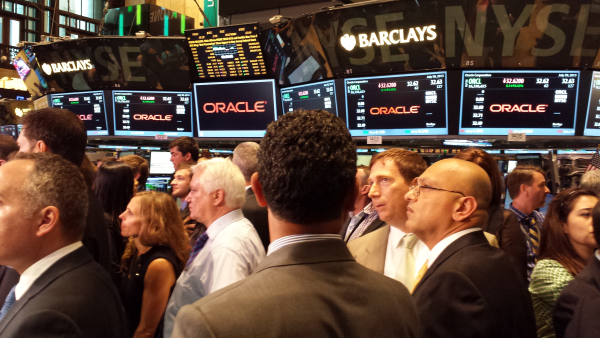 Watching Oracle Closing Bell